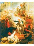 Captain William Rogers Capturing The Jeune Richard I-Samuel Drummond-Framed Premium Giclee Print