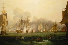 The Death of Nelson at the Battle of Trafalgar, 21 October 1805, 1806 (Oil on Canvas)-Samuel Drummond-Giclee Print