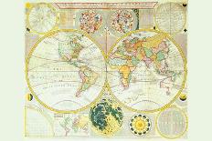 General Map of the World, or Terraqueous Globe, c.1787-Samuel Dunn-Framed Art Print