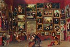 Gallery of the Louvre-Samuel F. B. Morse-Stretched Canvas