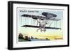 Samuel Franklin Cody , American-Born British Aviator, Flying Cody Biplane C1909-null-Framed Giclee Print