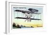 Samuel Franklin Cody , American-Born British Aviator, Flying Cody Biplane C1909-null-Framed Giclee Print