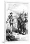 Samuel Gorton's Landing in America, C1636-Whymper-Framed Giclee Print