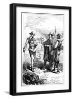 Samuel Gorton's Landing in America, C1636-Whymper-Framed Giclee Print