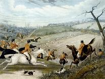 The Grand Leicestershire Fox Hunt, Plate 1, 1839, Engraved by Charles Hunt (1829-1900), 1839-Samuel Henry Gordon Alken-Framed Giclee Print