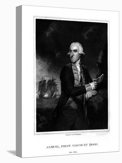 Samuel Hood, 1st Viscount Hood, British Admiral-H Robinson-Stretched Canvas