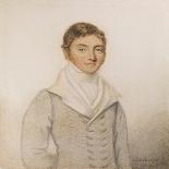 Portrait Miniature of a Gentleman in a Grey Coat, C.1816-Samuel Jackson-Giclee Print