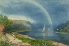 Rainbow on the River Avon, C.1825-Samuel Jackson-Framed Stretched Canvas