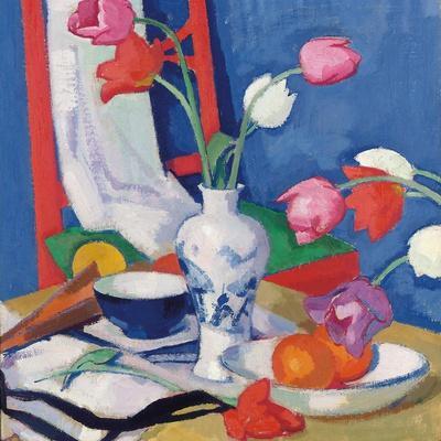Red Chair and Tulips, c.1919