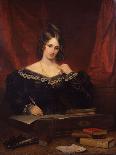 Mary Shelley (1797-1851), 1831 (Oil on Canvas)-Samuel John Stump-Mounted Giclee Print
