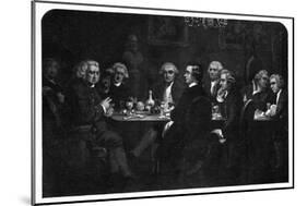 Samuel Johnson - dining-James William Edmund Doyle-Mounted Giclee Print
