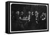 Samuel Johnson - dining-James William Edmund Doyle-Framed Stretched Canvas