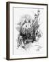 Samuel Johnson's house in-Herbert Railton-Framed Giclee Print