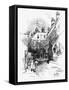 Samuel Johnson's house in-Herbert Railton-Framed Stretched Canvas