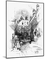 Samuel Johnson's house in-Herbert Railton-Mounted Giclee Print