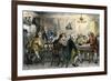 Samuel Johson and James Boswell at the Literary Club, London, 1700s-null-Framed Giclee Print