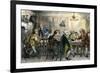 Samuel Johson and James Boswell at the Literary Club, London, 1700s-null-Framed Giclee Print