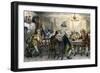 Samuel Johson and James Boswell at the Literary Club, London, 1700s-null-Framed Giclee Print