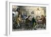 Samuel Johson and James Boswell at the Literary Club, London, 1700s-null-Framed Giclee Print