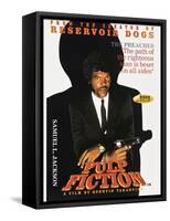 SAMUEL L. JACKSON. "Pulp Fiction" [1994], directed by QUENTIN TARANTINO.-null-Framed Stretched Canvas