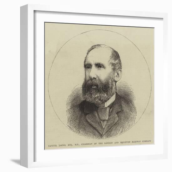 Samuel Laing, Esquire, Mp, Chairman of the London and Brighton Railway Company-null-Framed Giclee Print