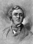 William Makepeace Thackeray, English Novelist, C1864-Samuel Laurence-Framed Giclee Print