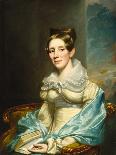 Portrait of a Woman, C.1820 (Oil on Scored Panel)-Samuel Lovett Waldo-Giclee Print