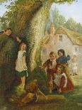 Picking Apples-Samuel Mccloy-Stretched Canvas