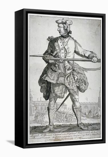 Samuel Mcpherson, Scottish Soldier, 1743-George Bickham-Framed Stretched Canvas
