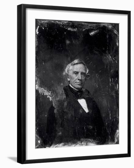 Samuel Morse (1791-1872) circa 1844-60 (Daguerreotype)-Mathew Brady-Framed Giclee Print