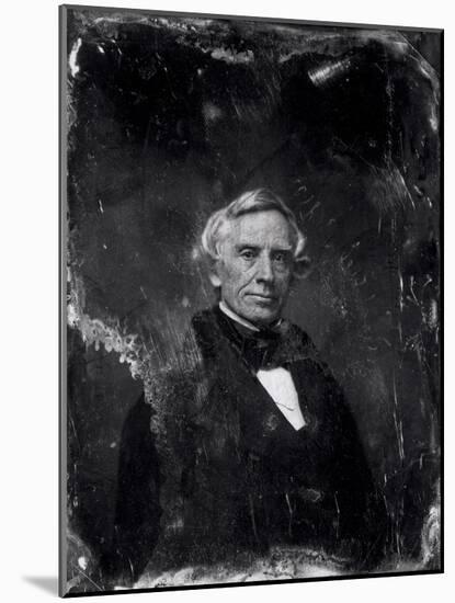 Samuel Morse (1791-1872) circa 1844-60 (Daguerreotype)-Mathew Brady-Mounted Giclee Print