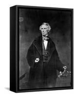 Samuel Morse and his recorder, 1857-Mathew Brady-Framed Stretched Canvas