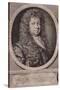 Samuel Pepys, English diarist and naval administrator, c1690 (1894)-Robert White-Stretched Canvas