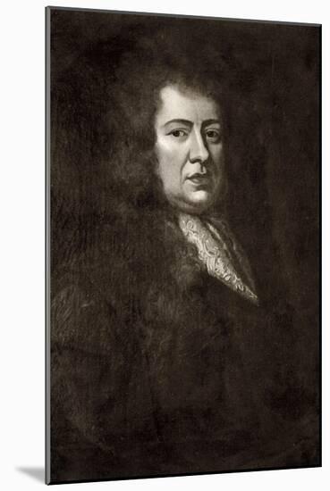 Samuel Pepys, English Naval Administrator and Member of Parliament-Godfrey Kneller-Mounted Giclee Print