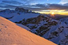 Italy, Veneto, Dolomites,, Croda Di Toni and Mt Popera-Samuel Pradetto-Framed Photographic Print