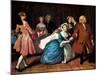 Samuel Richardson - scene-Joseph Highmore-Mounted Giclee Print