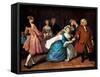 Samuel Richardson - scene-Joseph Highmore-Framed Stretched Canvas