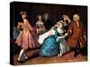 Samuel Richardson - scene-Joseph Highmore-Stretched Canvas