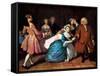 Samuel Richardson - scene-Joseph Highmore-Framed Stretched Canvas