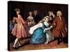 Samuel Richardson - scene-Joseph Highmore-Stretched Canvas