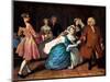 Samuel Richardson - scene-Joseph Highmore-Mounted Giclee Print