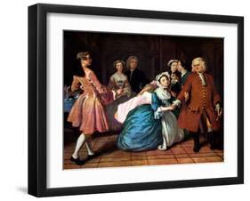 Samuel Richardson - scene-Joseph Highmore-Framed Giclee Print