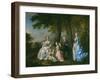 Samuel Richardson, the Novelist (1684-1761), Seated, Surrounded by His Second Family-Francis Hayman-Framed Giclee Print