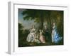 Samuel Richardson, the Novelist (1684-1761), Seated, Surrounded by His Second Family-Francis Hayman-Framed Giclee Print