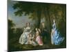 Samuel Richardson, the Novelist (1684-1761), Seated, Surrounded by His Second Family-Francis Hayman-Mounted Giclee Print