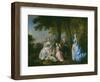 Samuel Richardson, the Novelist (1684-1761), Seated, Surrounded by His Second Family-Francis Hayman-Framed Giclee Print