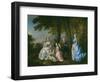 Samuel Richardson, the Novelist (1684-1761), Seated, Surrounded by His Second Family-Francis Hayman-Framed Giclee Print