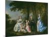 Samuel Richardson, the Novelist (1684-1761), Seated, Surrounded by His Second Family-Francis Hayman-Mounted Giclee Print