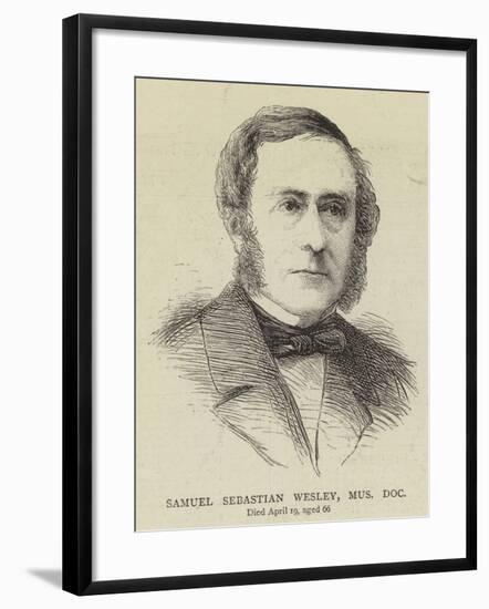 Samuel Sebastian Wesley, Doctor of Music-null-Framed Giclee Print