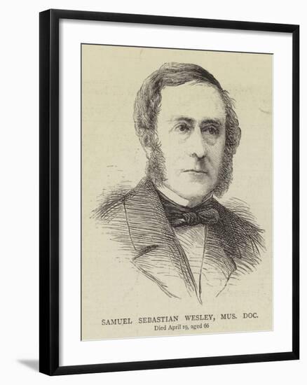 Samuel Sebastian Wesley, Doctor of Music-null-Framed Giclee Print